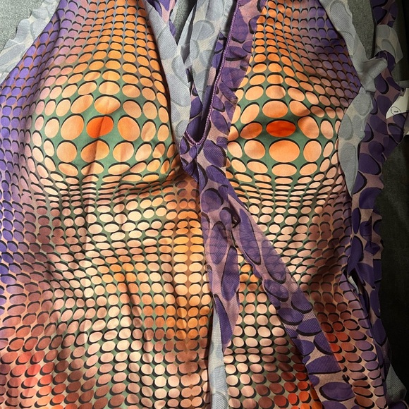 NEW Printed Ruffle Minidress - Picture 4 of 5